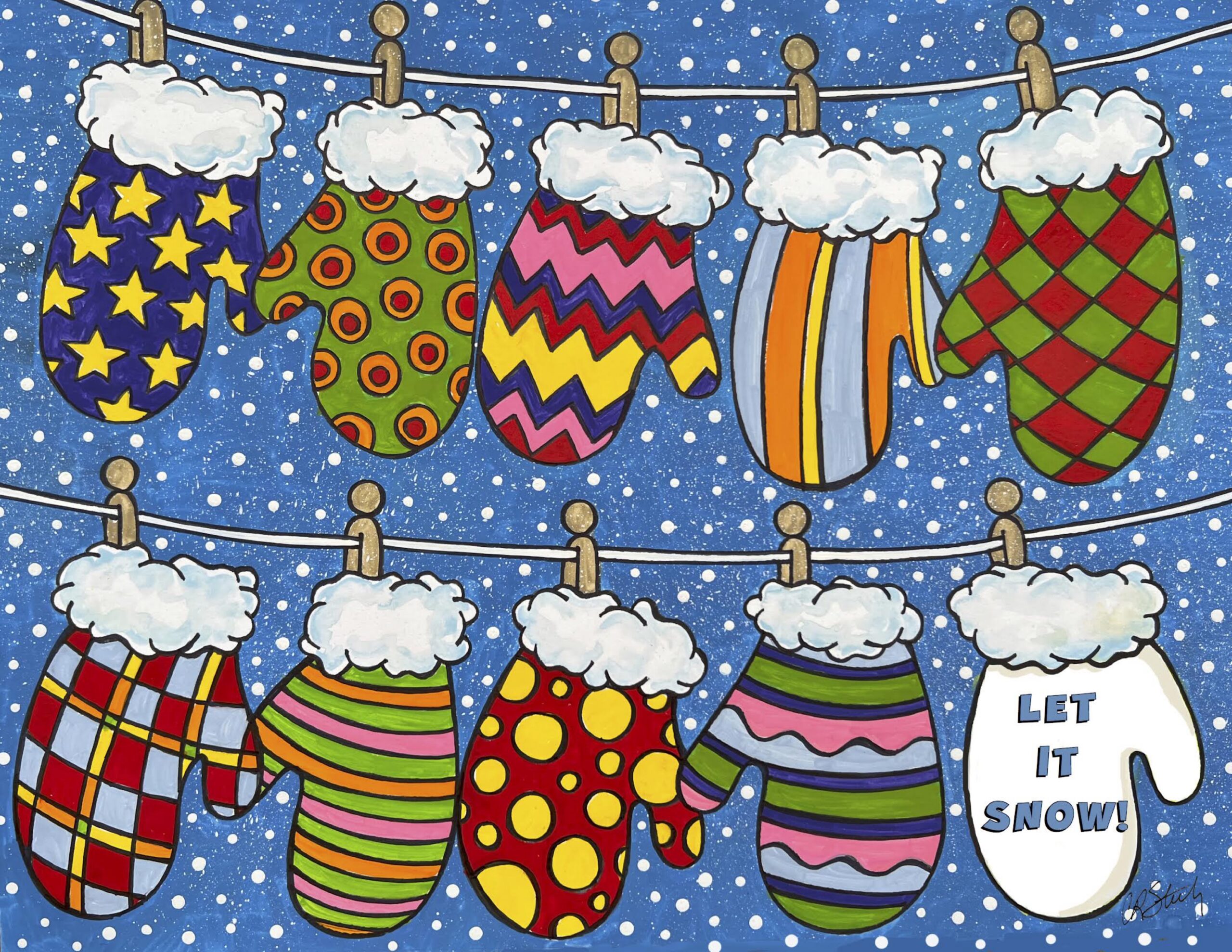 living room mockup with fall themed prints and pillows